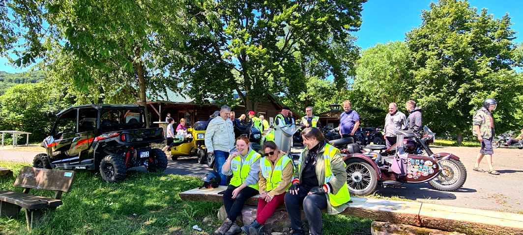 Gespannfahrer Thüringen 2025 Motorradtour für Behinderte Kinder und Senioren