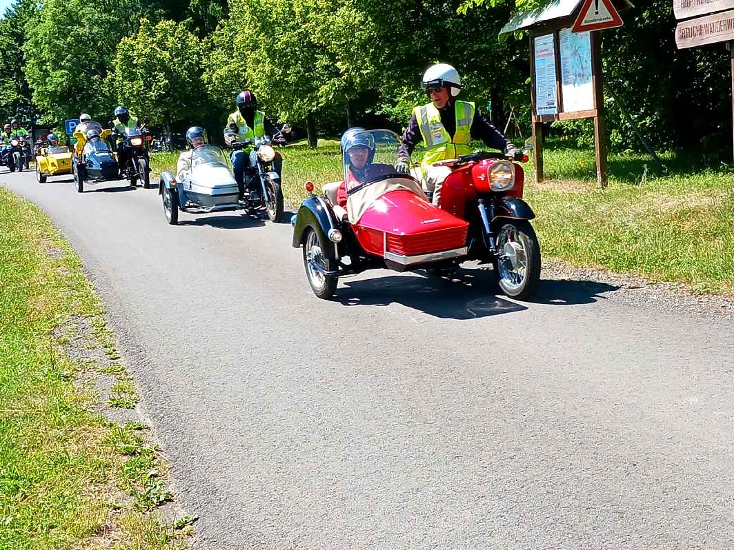 Gespannfahrer Thüringen 2025 Motorradtour für Behinderte Kinder und Senioren