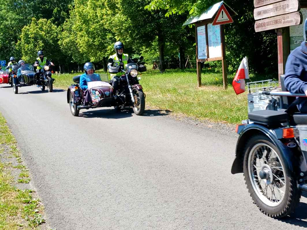 Gespannfahrer Thüringen 2025 Motorradtour für Behinderte Kinder und Senioren