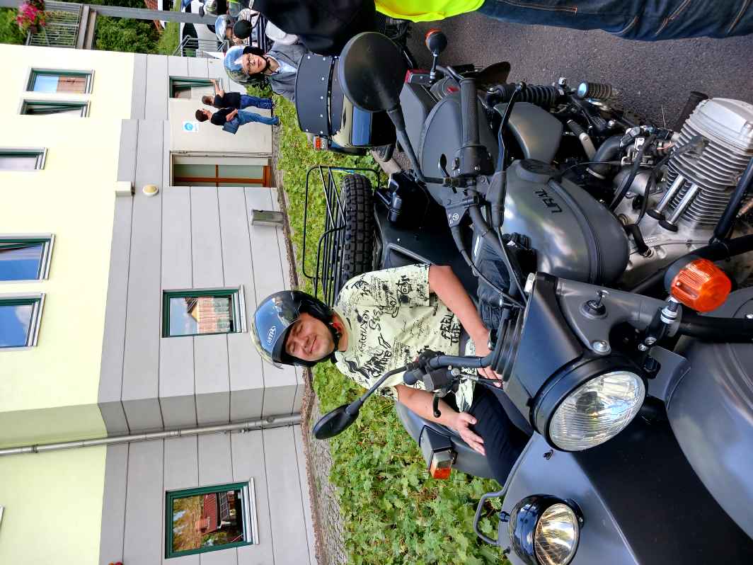 Gespannfahrer Thüringen 2025 Rundfahren mit Motorrad Seitenwagen