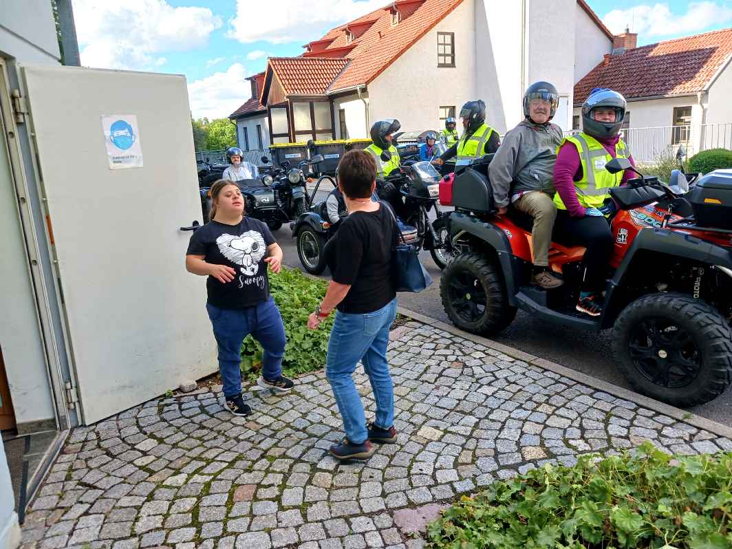 Gespannfahrer Thüringen 2025 Rundfahren mit Motorrad Seitenwagen